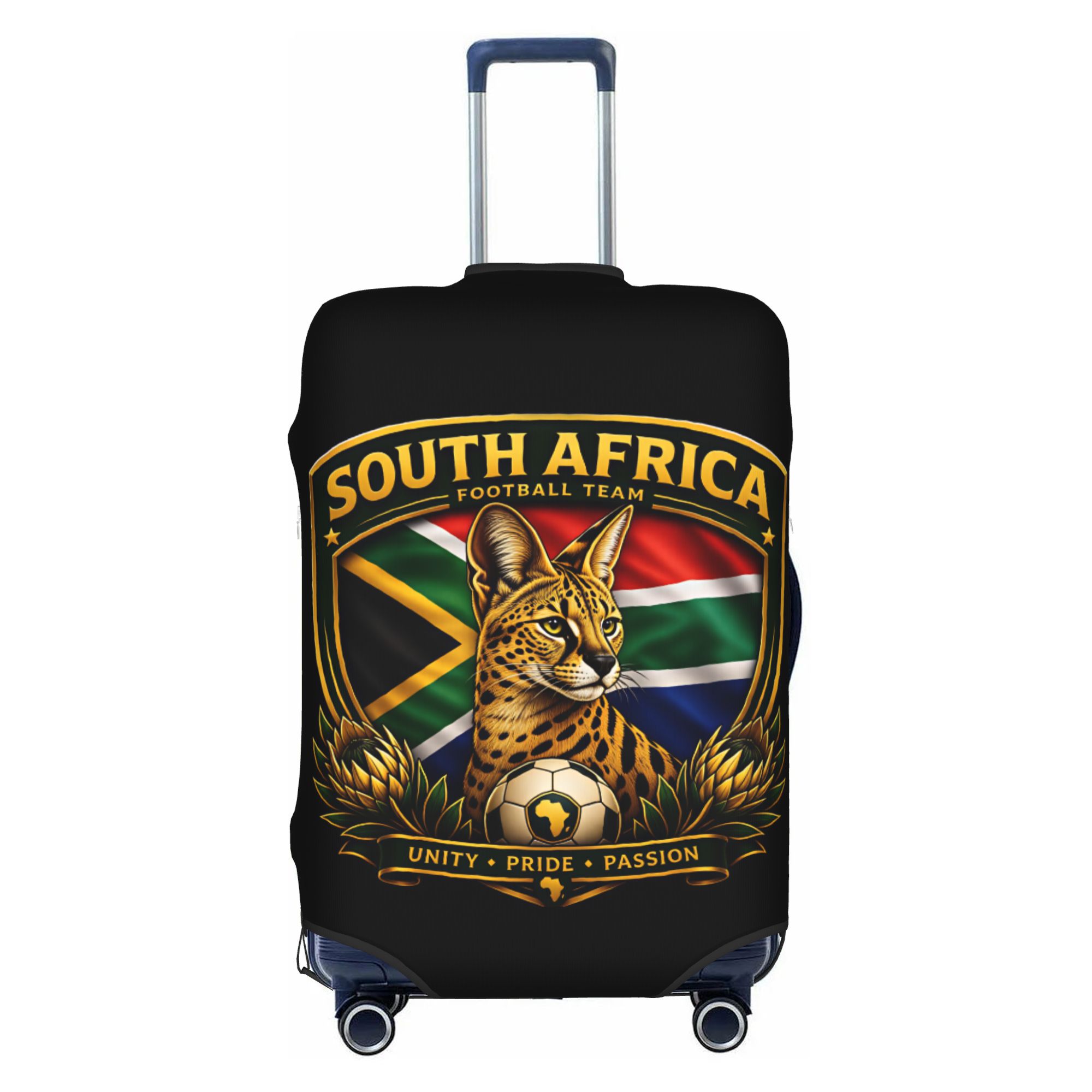 Travel Accessories South Africa - Zuid-Afrika Voetbalteam Vlag Reisbagagehoes Stofdicht Kofferhoesbeschermer