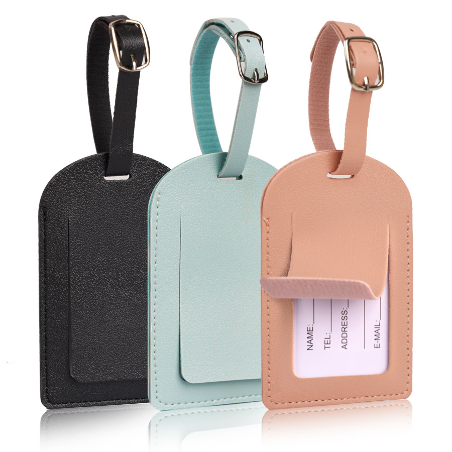 Travel Accessories Sale - Dames Heren Bagagelabels PU-leer Reisaccessoires Koffer