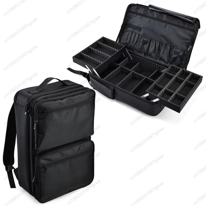 Travel Z - Opbergtas voor haarstylingtools met meerdere vakken,