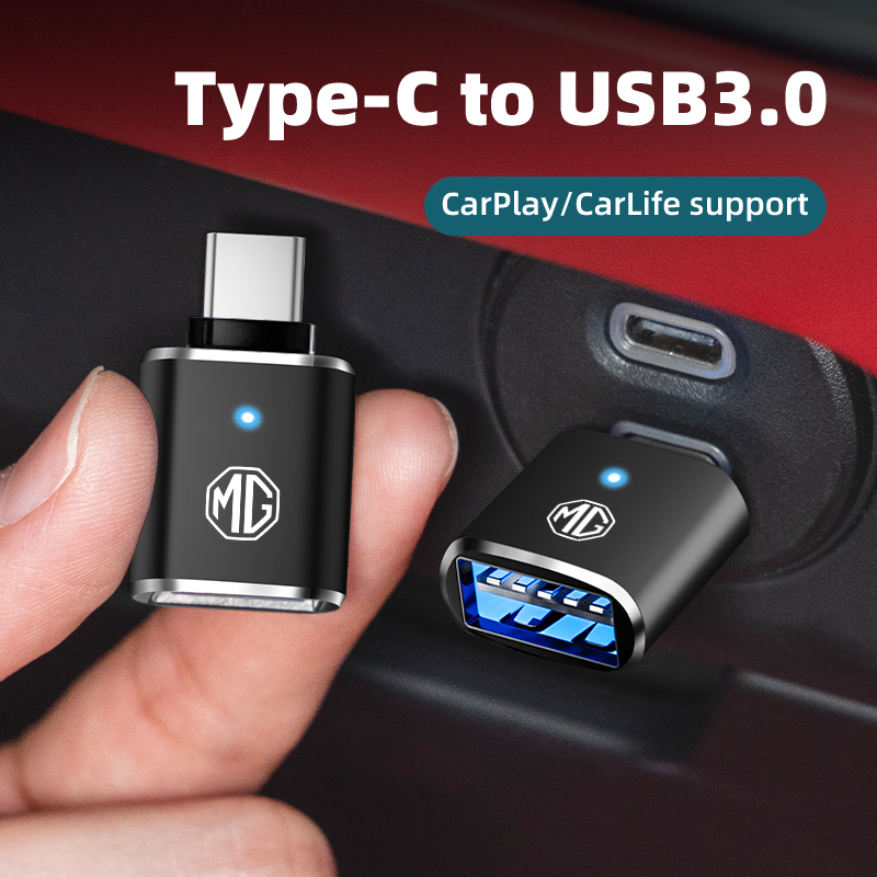 Travel Plug Type C - Auto LED Type C Naar USB