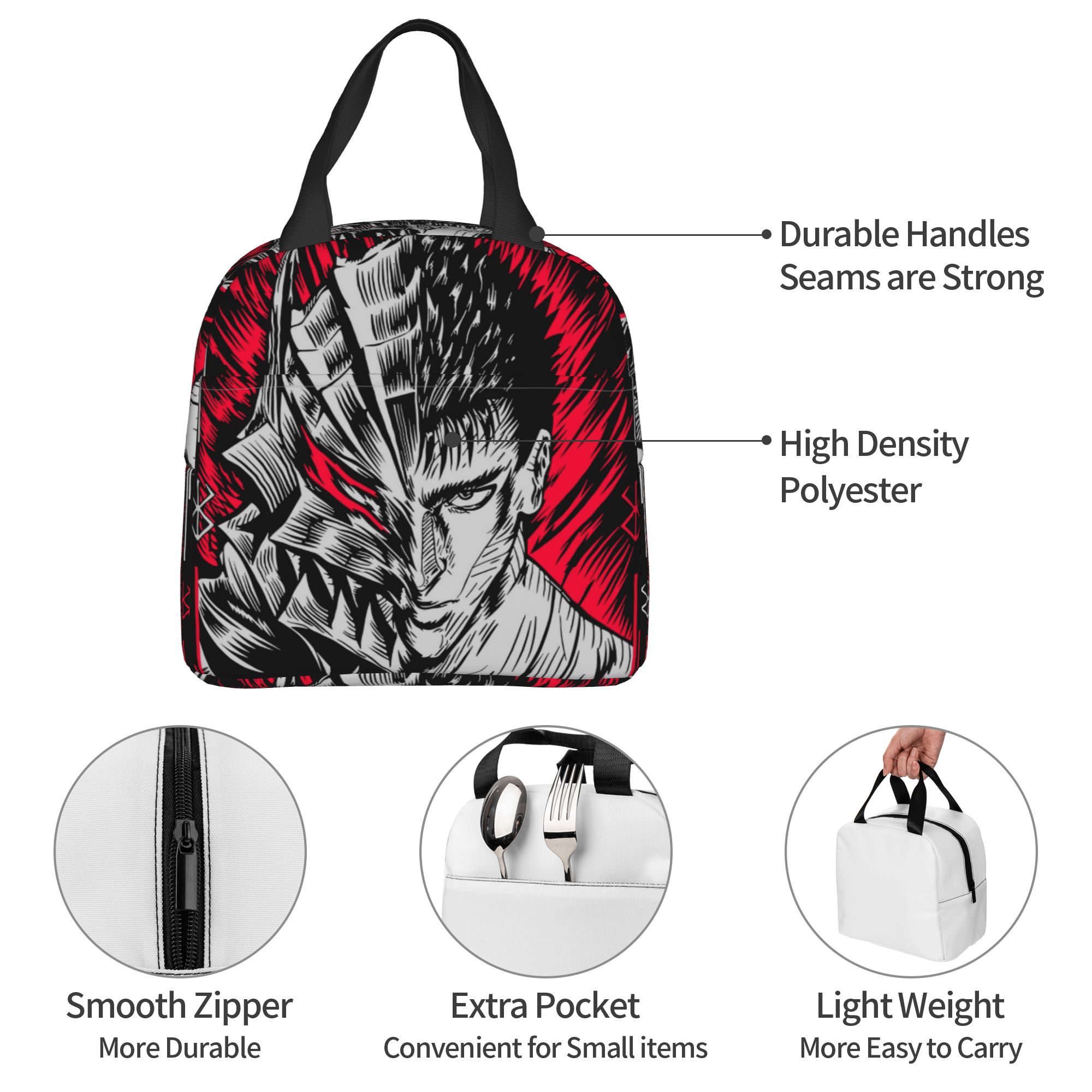 Travel Accessories Brand - B-Berserks Thermisch geïsoleerde lunchtas Merk Warriors