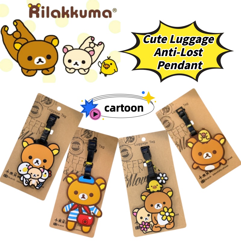 Travel Accessories Sale - Rilakkuma Creatief Gepersonaliseerd Bagage-etiket Anti-Verlieshanger Schattig