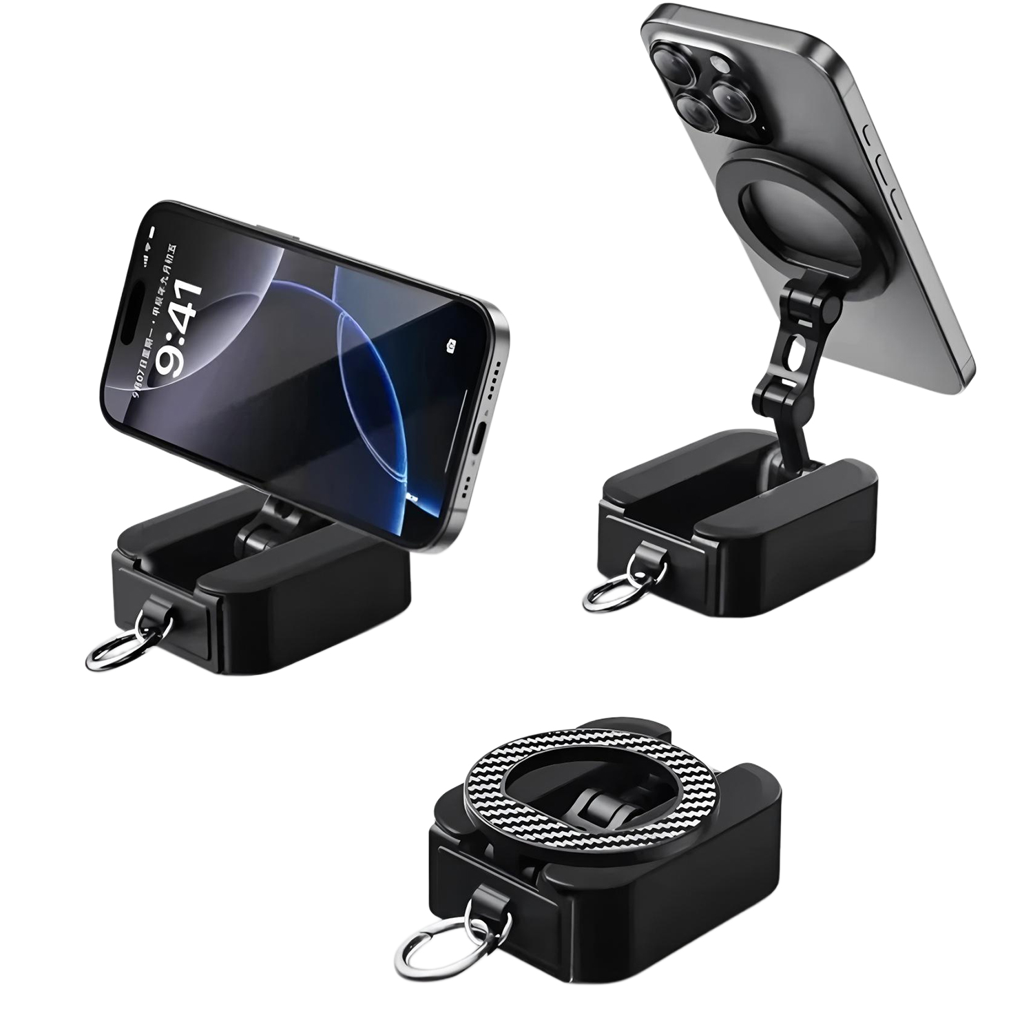 Phone Holder Airplane - Opvouwbare, uittrekbare, magnetische telefoonstandaard, draagbare reisbevestiging