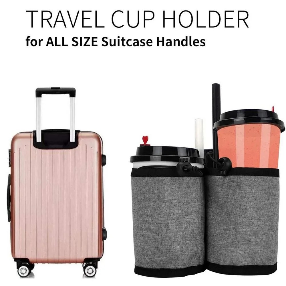 Travel Accessories Sale - Nieuwe bagagehandgreep Waterfleshouder Tas Dubbele bekeropbergtas