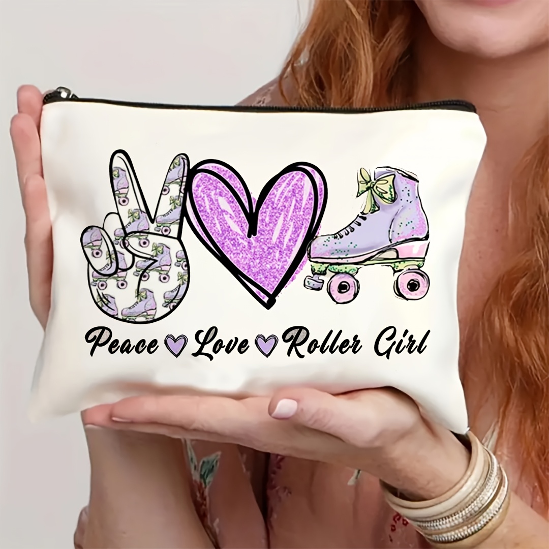 Travel Router Accessories - 1Pc Peace, Love & Roller Skating