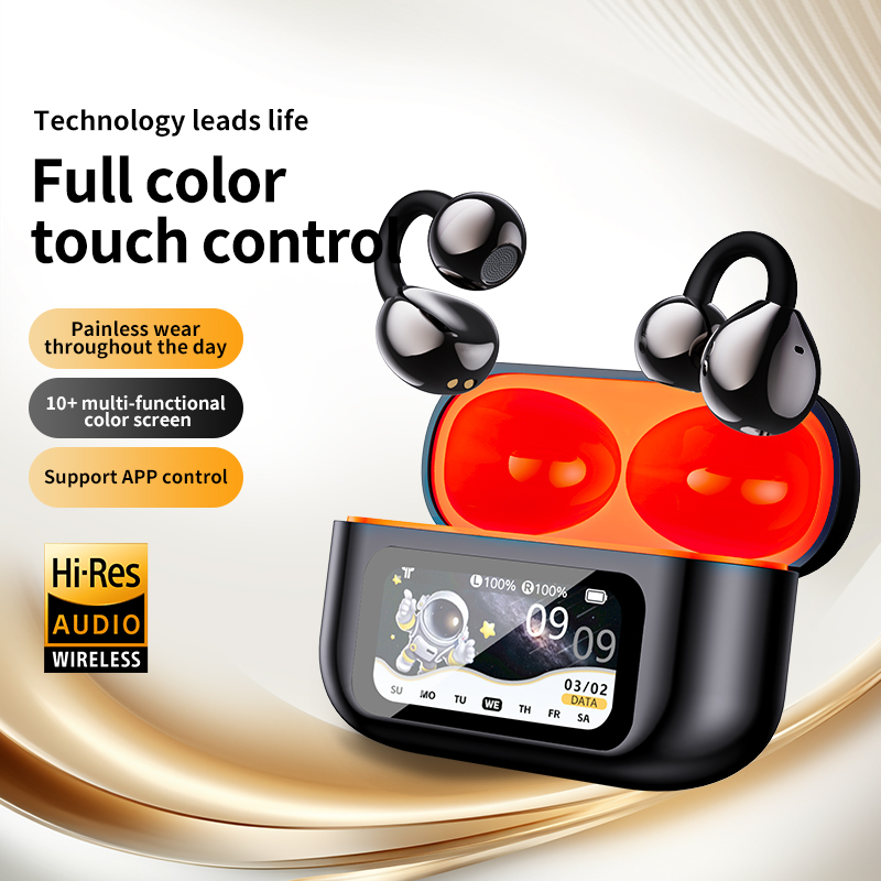Travel Plug Type C - AI-vertaalhoofdtelefoon, echte draadloze oordopjes, LED-energiedisplay, oortelefoons