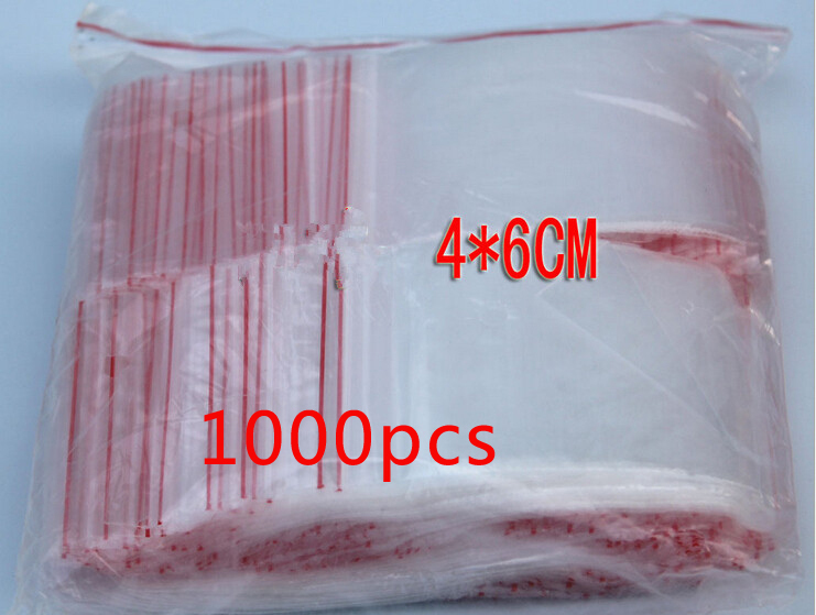 Travel Router Accessories - 1000 stks 4x6 cm pe transparante