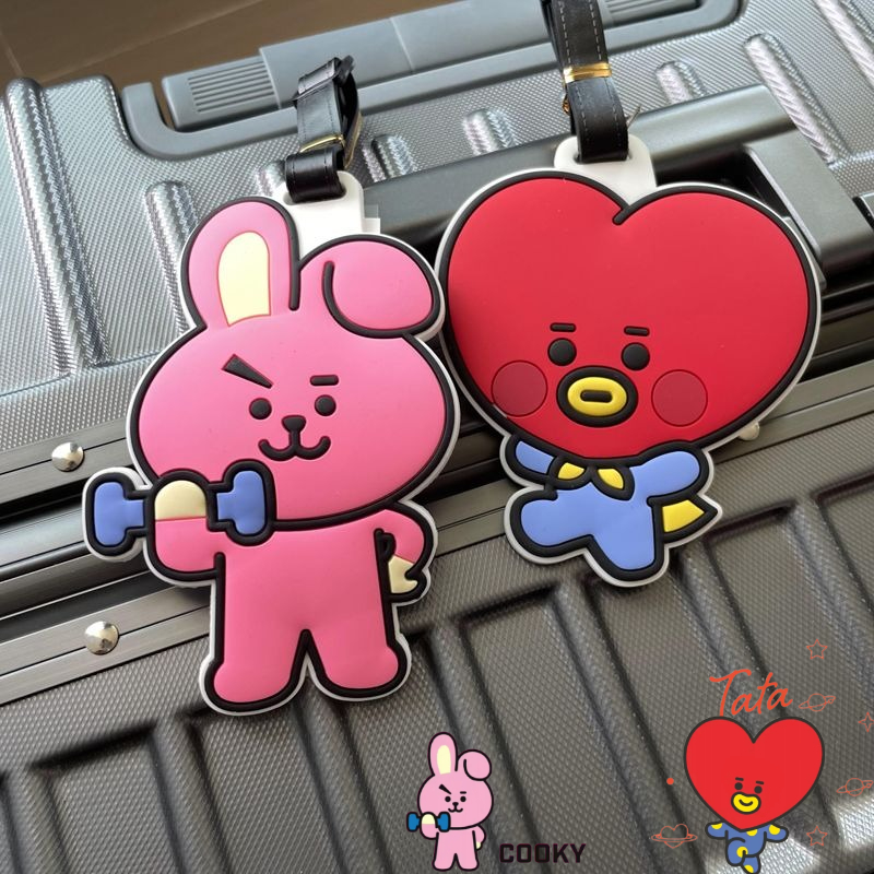 Travel Accessories Sale - BT21 cartoon schattige sleutelhanger Kawaii unisex
