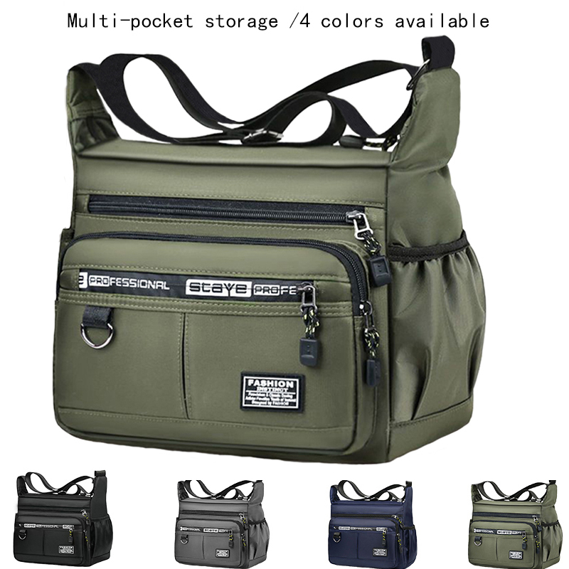 Travel Accessories Tech - Zakelijke crossbodytas voor heren met meerlaagse