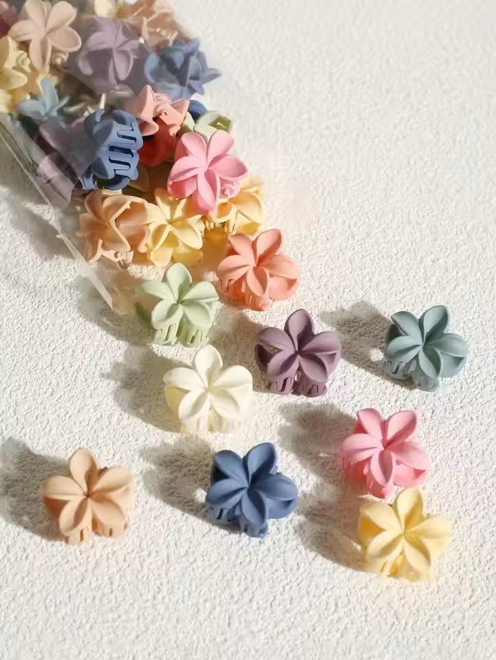 Travel Accessories For Kids - 10/15pcs 4cm Haar Klauw Clips Zoete