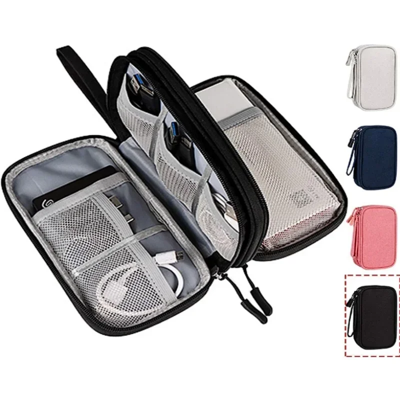 Cable Organizer Travel - Reiskabeltas Draagbare Digitale Opbergtas Oplader Datakabel
