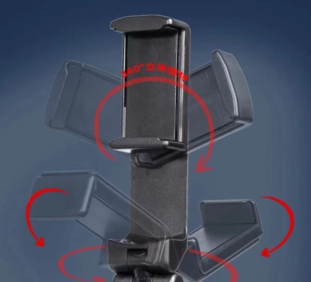 Phone Holder Airplane - Draagbare reis-telefoonhouder, opvouwbaar en draaibaar, voor
