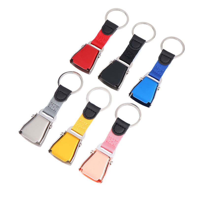 Travel Accessories Plane - 1Pc Mini Veiligheidsgordel Vliegtuig Gesp Sleutelhanger