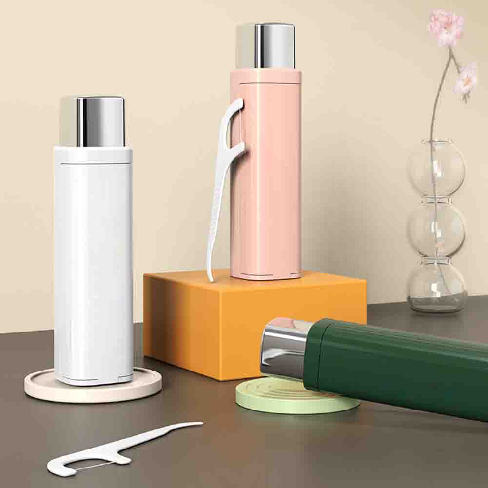 Travel Router Accessories - Draagbare Automatische Tandzijde Opbergdoos Tandflos Dispenser
