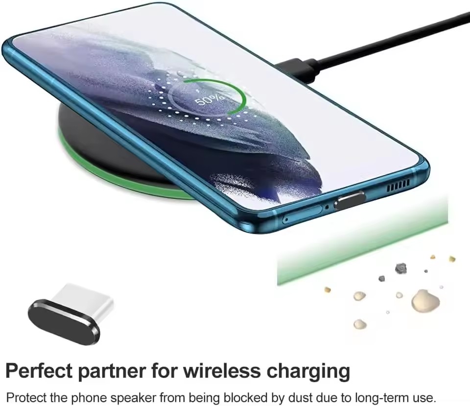 4 stuks USB-C stofdopjes met r - Travel Plug Type C recensie en prijs