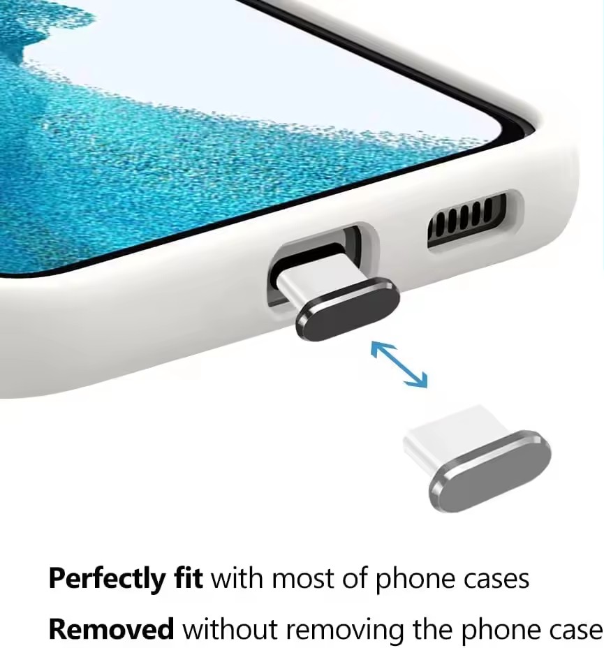 4 stuks USB-C stofdopjes met r - Travel Plug Type C recensie en prijs
