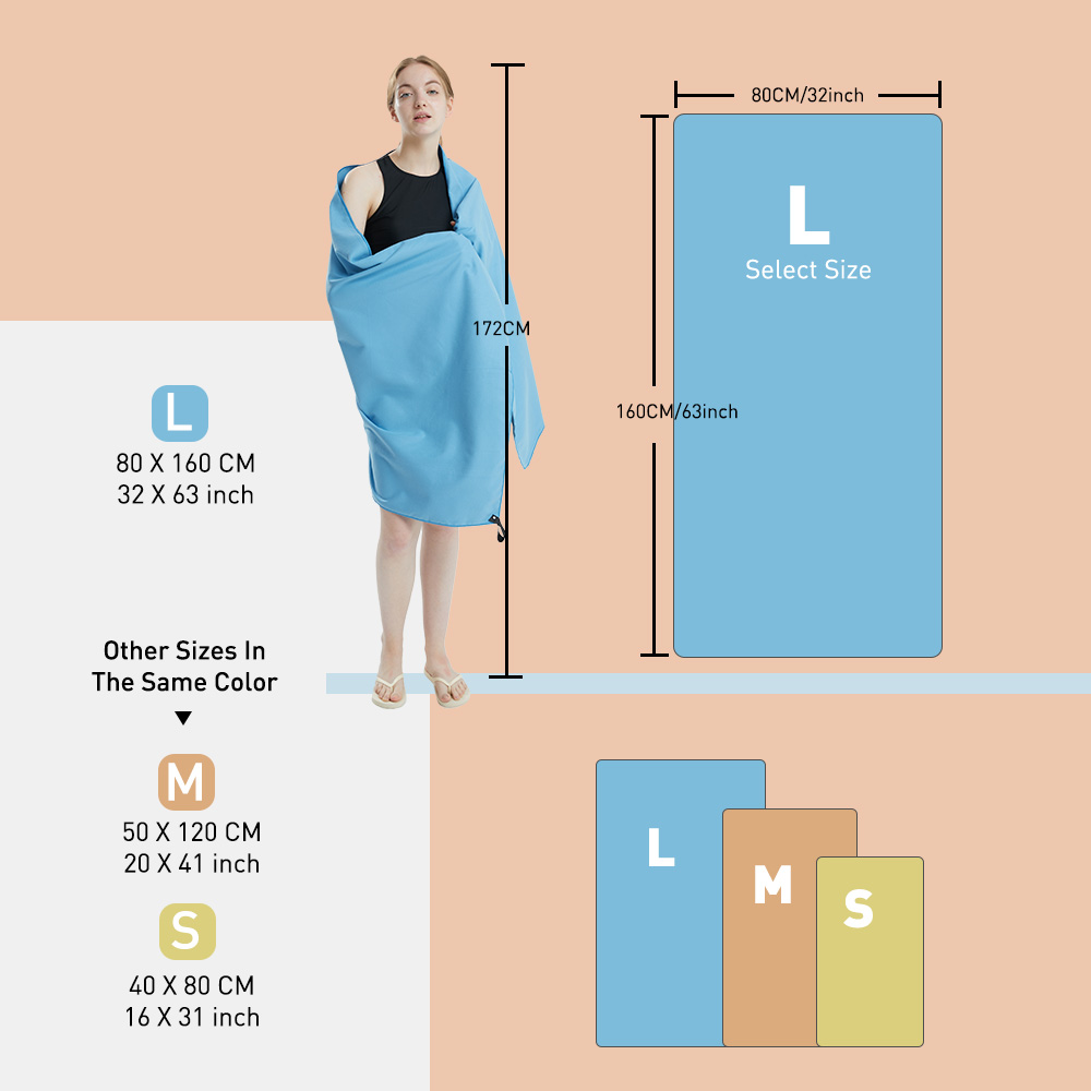 Microfiber Handdoek Snel Droog - Travel Towel Quick Dry recensie en prijs