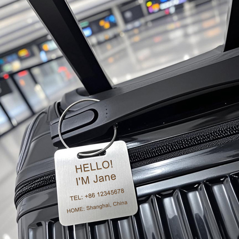 Aangepaste naam bagagelabel La - Travel Accessories Sale recensie en prijs