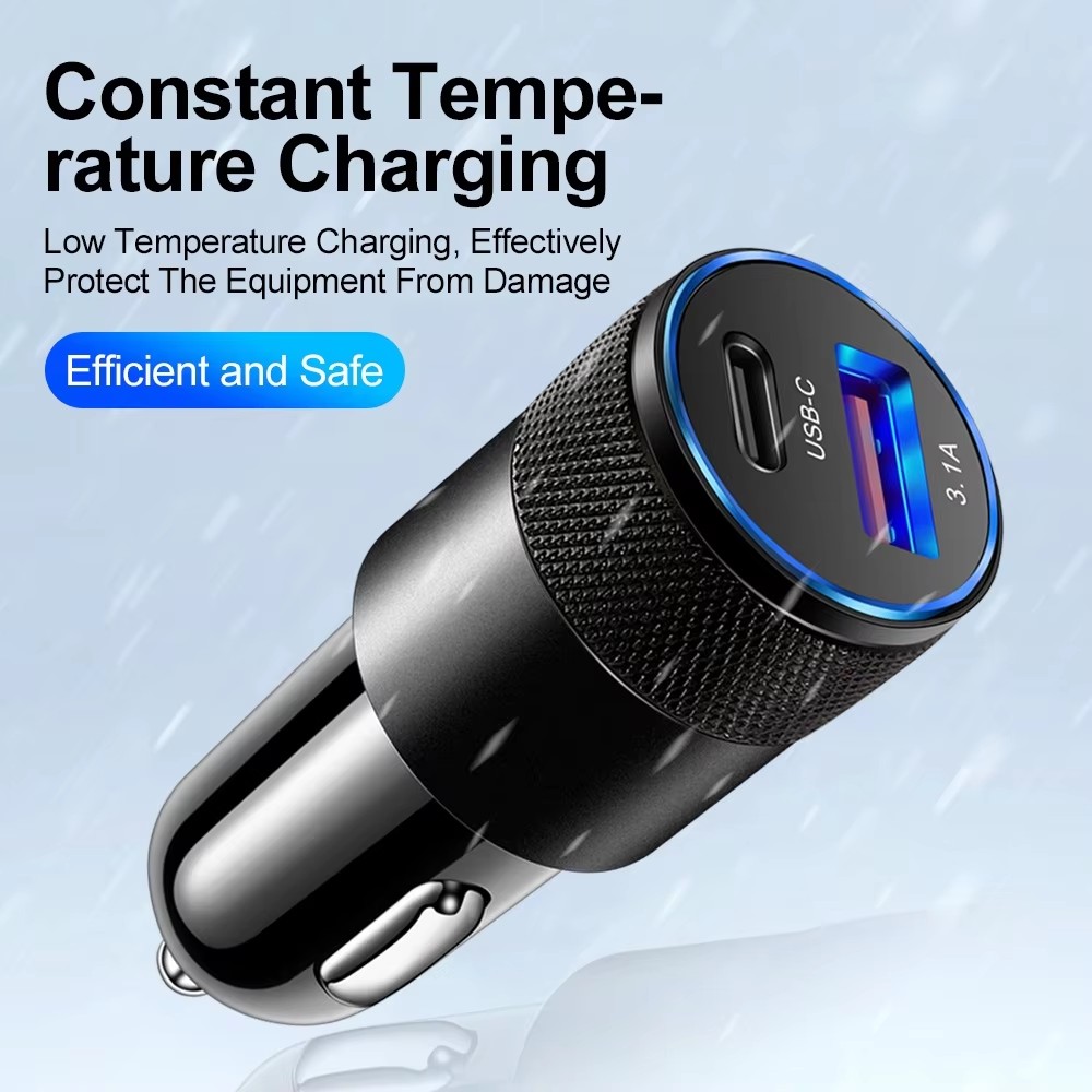 3.1A USB-autolader type C snel - Travel Plug Type C recensie en prijs