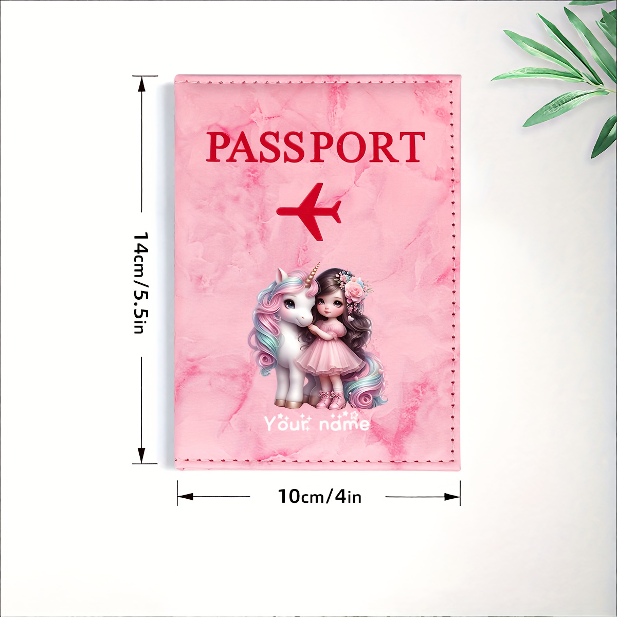 Unicorn Girl-patroon PU-paspoo - Travel Accessories Plane recensie en prijs