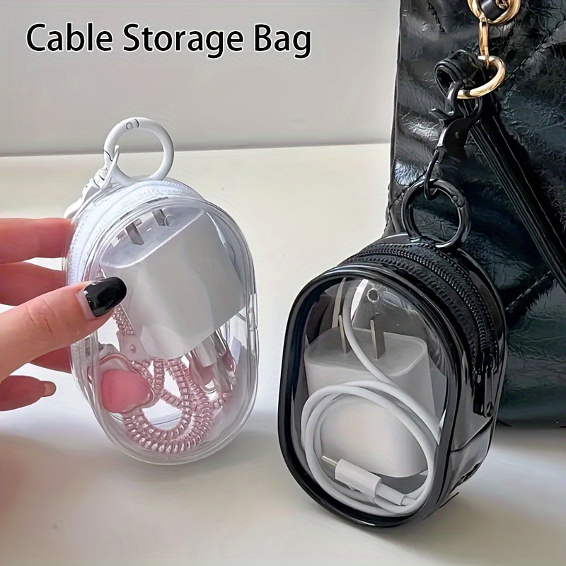 Draagbare mini transparante op - Cable Organizer Travel recensie en prijs