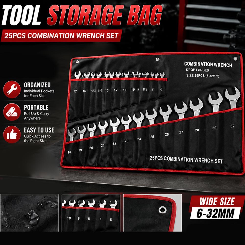 Canvas Wrench Roll Up Tool Bag - Travel Router Accessories recensie en prijs
