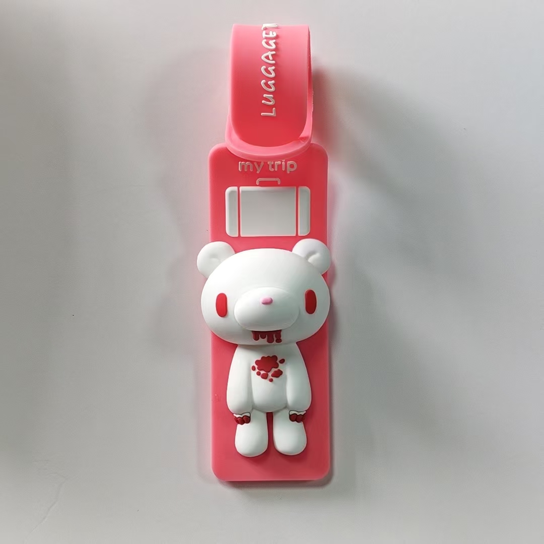 Schattige cartoon beer silicon - Luggage Strap Belt recensie en prijs