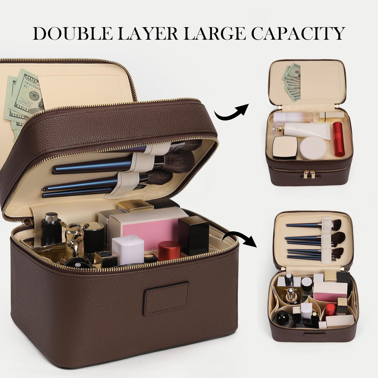 Grote capaciteit dubbele laag  - Travel Accessories Luxury recensie en prijs