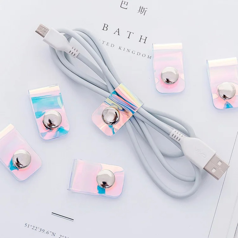5 stks INS Laser PVC Starp Dat - Cable Organizer Travel recensie en prijs