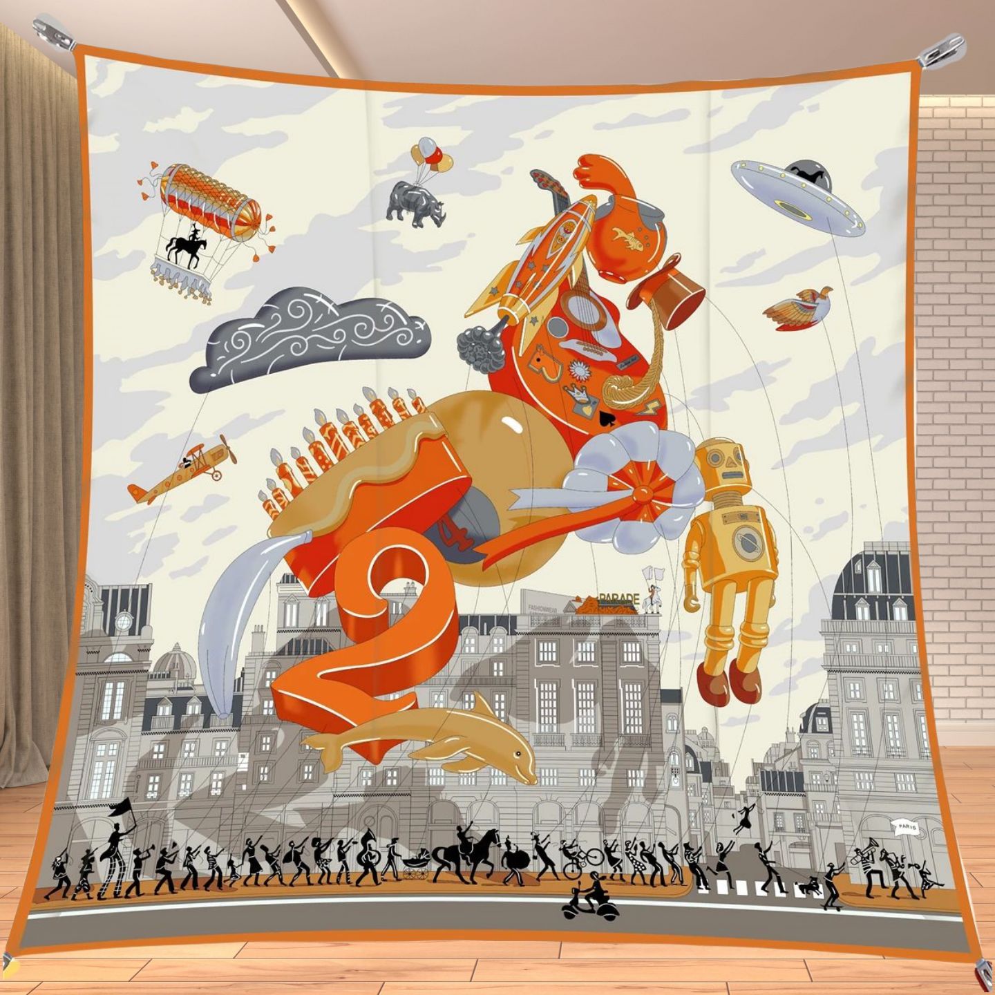 90cm Twill Zijdeachtige Vierka - Travel Accessories Luxury recensie en prijs