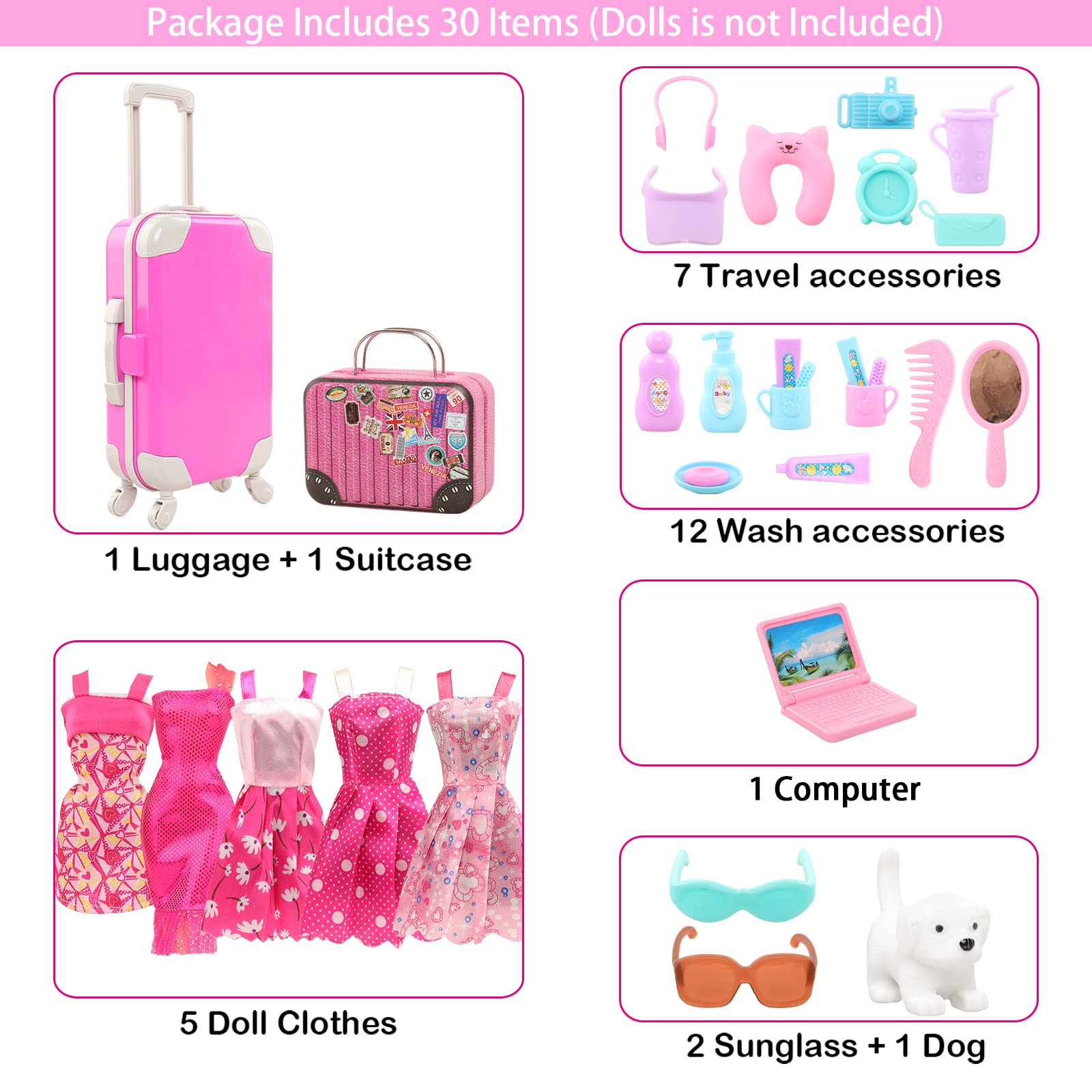 Barwa 30 Stuks 11.5 Lnch Reize - Travel Accessories For Kids recensie en prijs