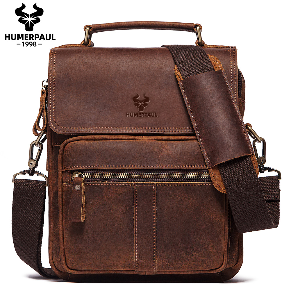 HUMERPAUL lederen herenschoude - Travel Accessories Tech recensie en prijs