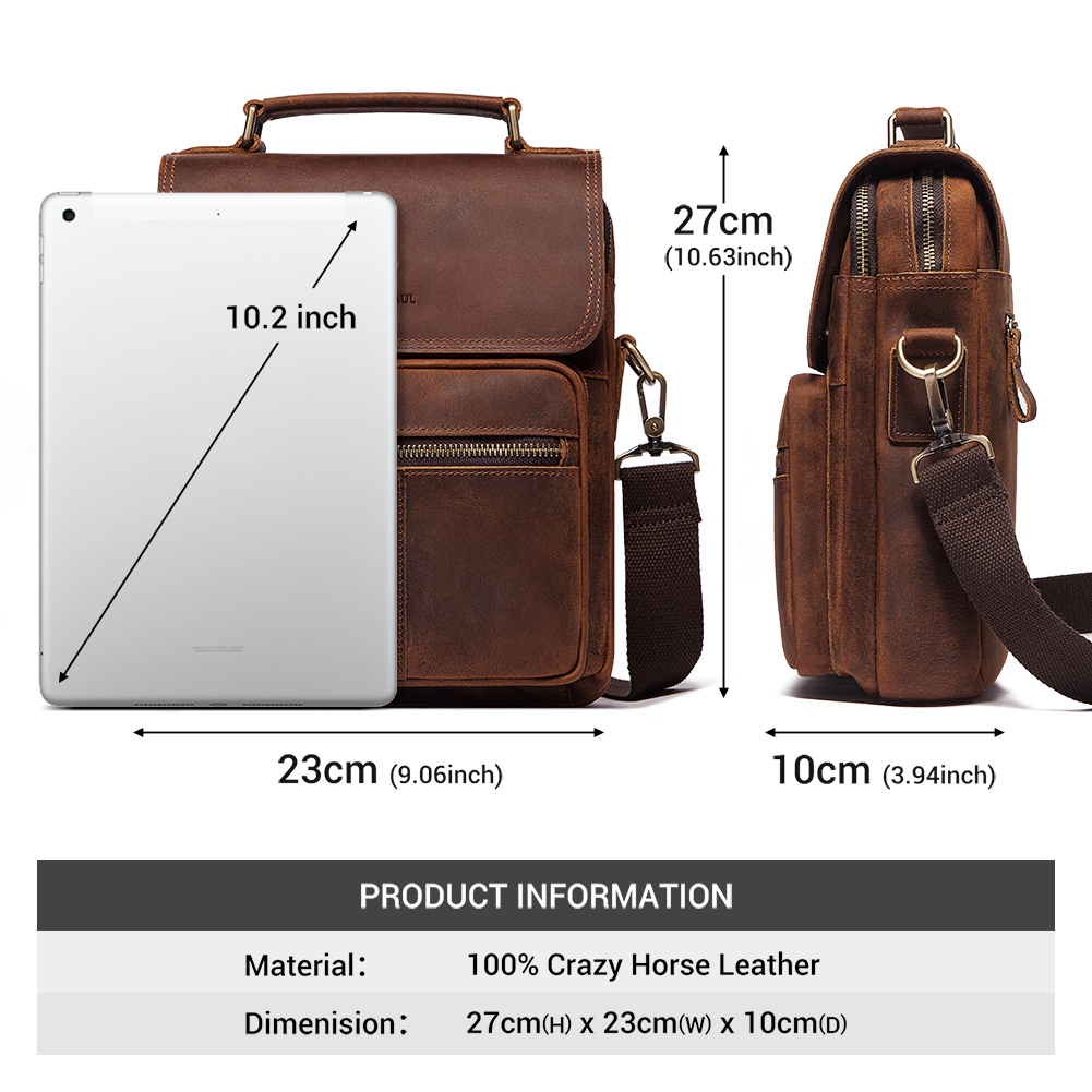 HUMERPAUL lederen herenschoude - Travel Accessories Tech recensie en prijs