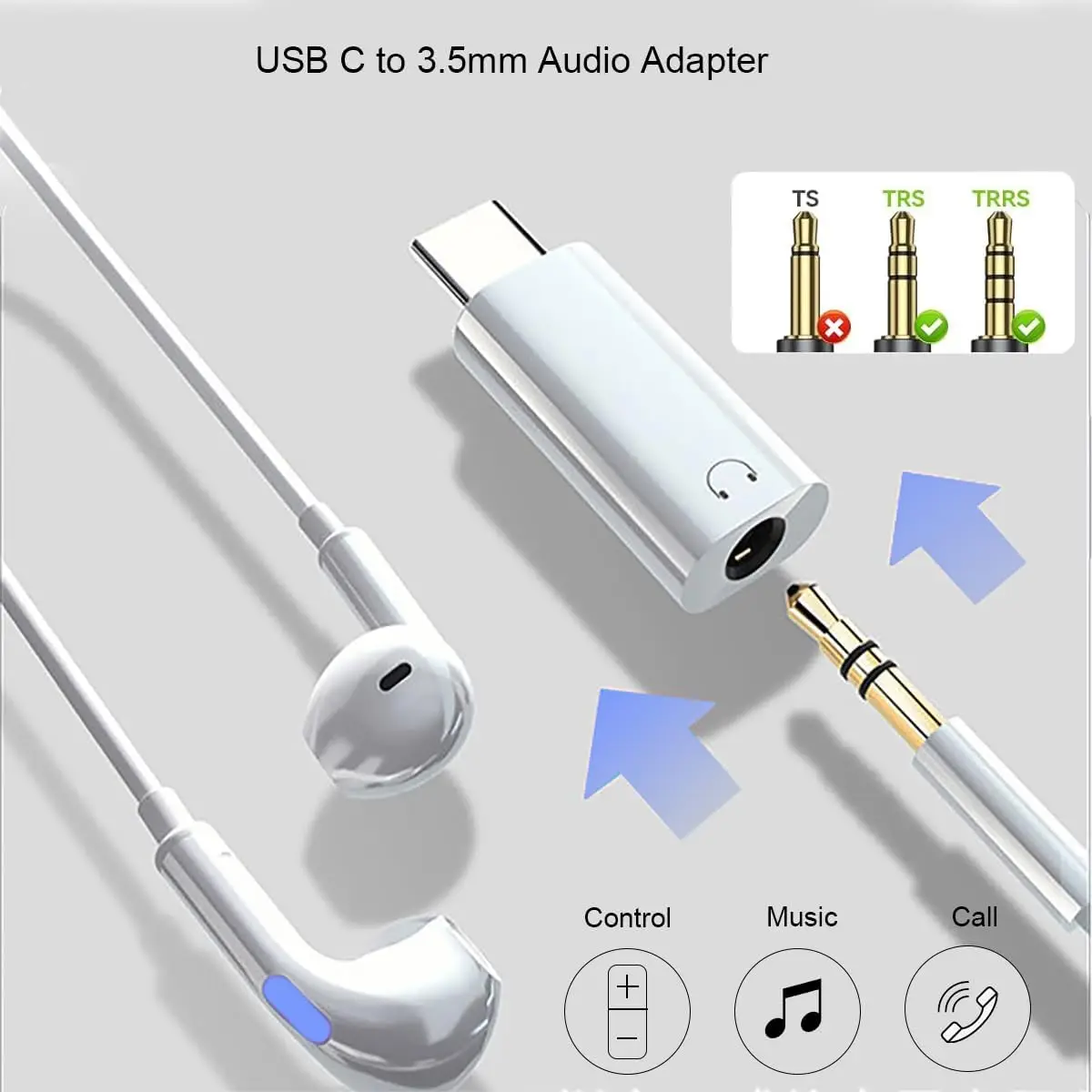 USB-C naar 3.5mm oortelefoonad - Travel Plug Type C recensie en prijs