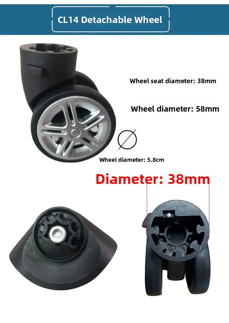 Afneembare bagagewielaccessoir - Travel Router Accessories recensie en prijs